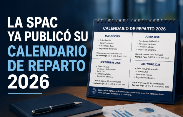 Calendario Oficial de Reparto de Regalías 2026
